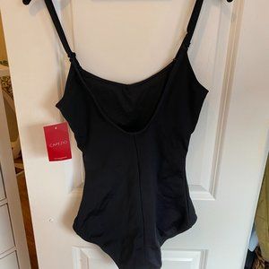 Black Capezio Camisole Leotard with Adjustable Straps Size L - Never Worn!